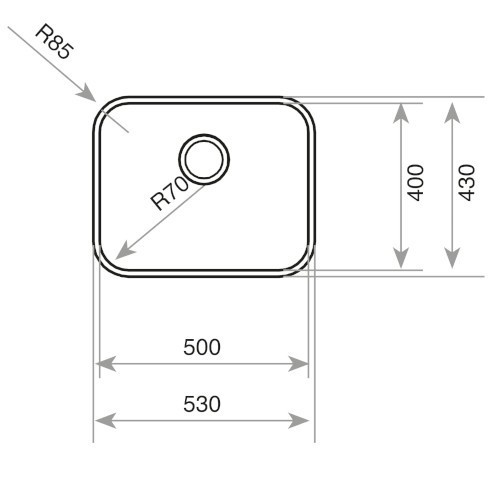 TEKA FREG. BE-50.40 PLUS INOX